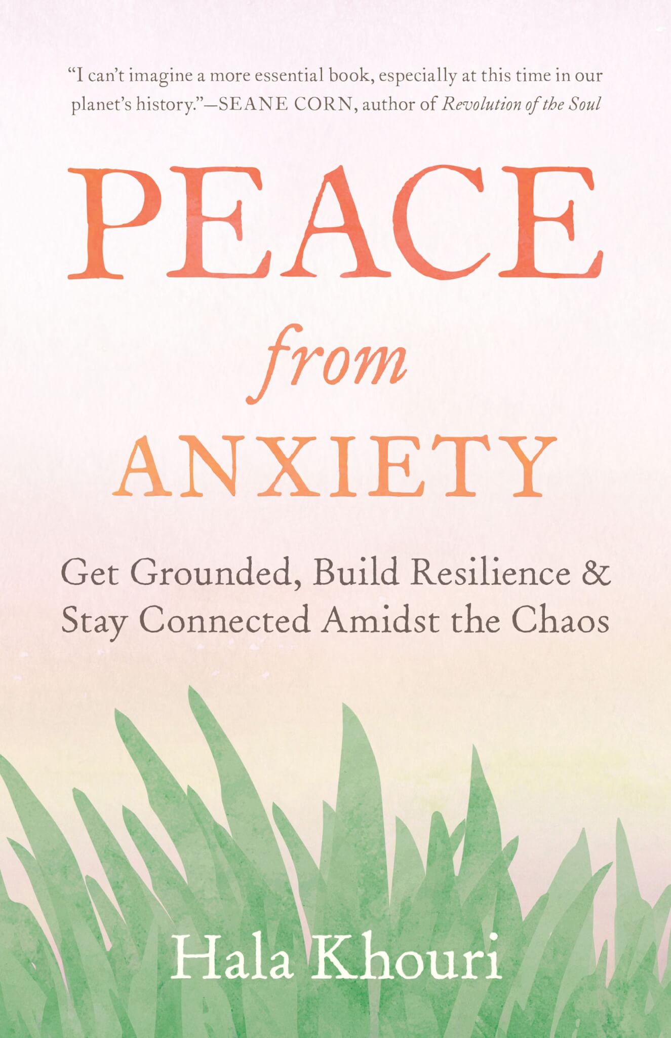 Peace from Anxiety - book cover