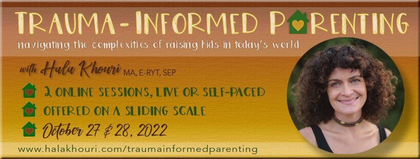 Trauma-Informed Parenting (workshop banner)
